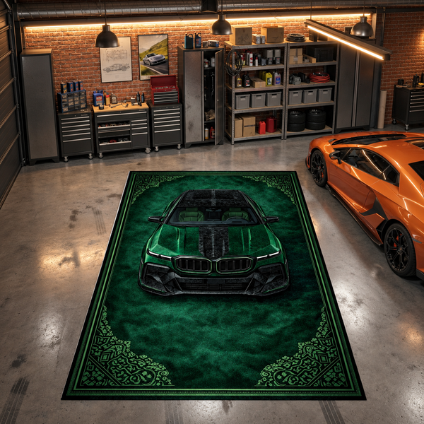 BMW XM Mansory – Retro Persian Style Floor Rug | Exclusive Automotive Design