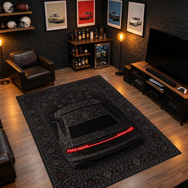 Audi RS7 Car Rug – Retro Persian Style Floor Rug | Exclusive Automotive Design
