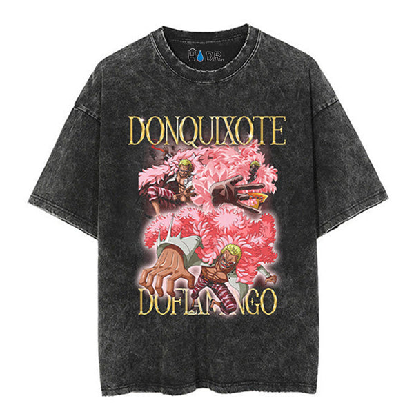 "DOFLAMINGO" VINTAGE OVERSIZED TEE