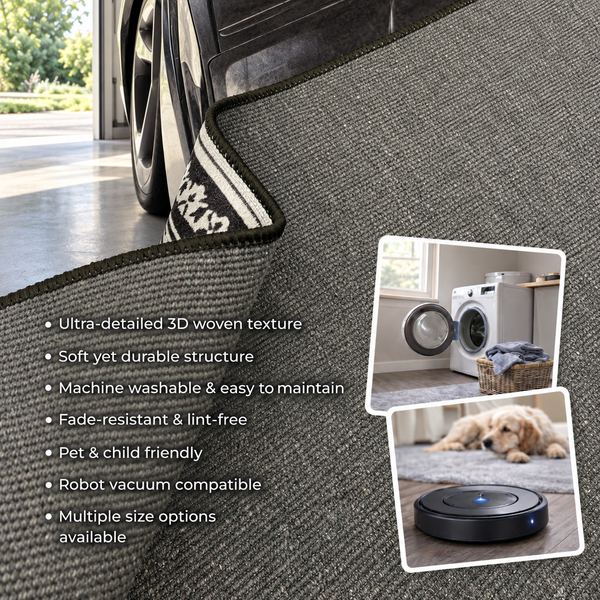 Mercedes C63 W212 Car Rug – Retro Persian Style Automotive Floor Rug | Exclusive Design