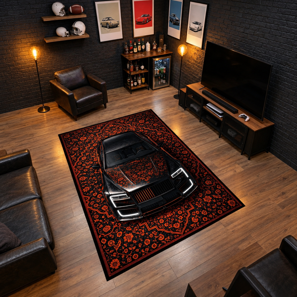 Rolls Royce Cullinan Mansory – Retro Persian Style Floor Rug | Exclusive Automotive Design