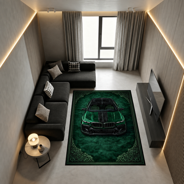 BMW XM Mansory – Retro Persian Style Floor Rug | Exclusive Automotive Design