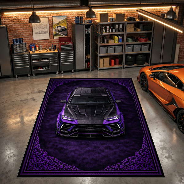 Lamborghini Urus Mansory – Retro Persian Style Floor Rug | Exclusive Automotive Design
