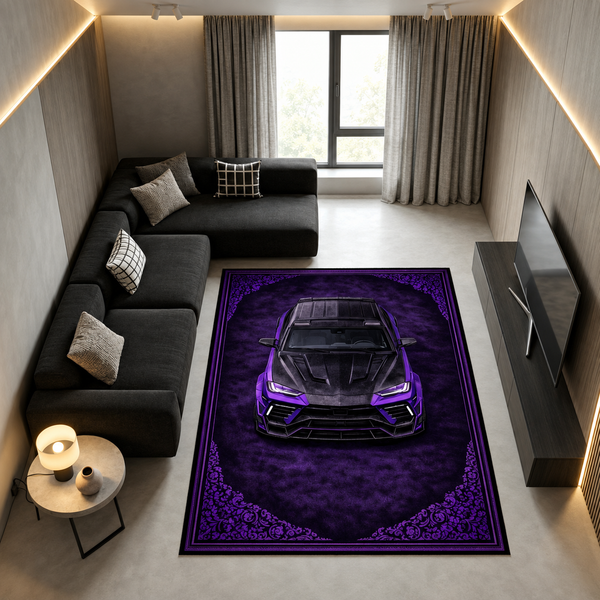 Lamborghini Urus Mansory – Retro Persian Style Floor Rug | Exclusive Automotive Design