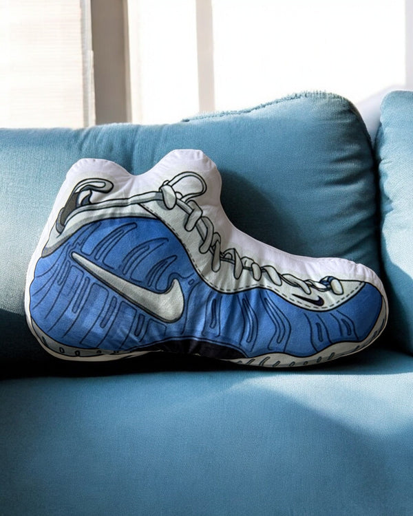 JORDAN 1 BLUE AND WHITE PILLOW