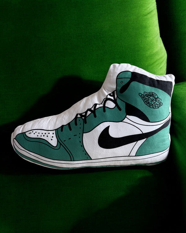 "RETRO 1" GREEN PILLOW