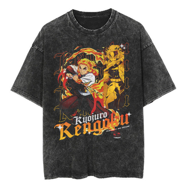 "KYOJURO RENGOKU" VINTAGE OVERSIZED TEE