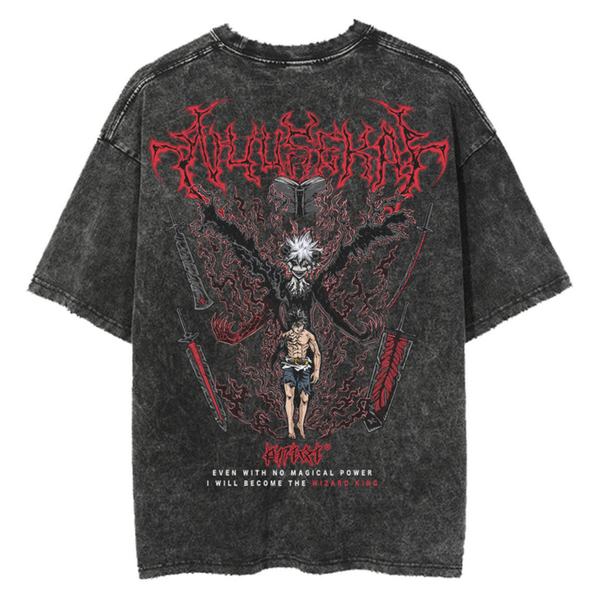 "ASTA DEMON" 2-SIDED VINTAGE OVERSIZED TEE