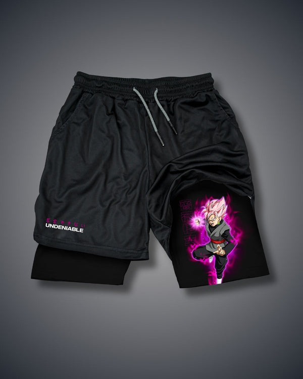 "Goku Black" Performance Shorts