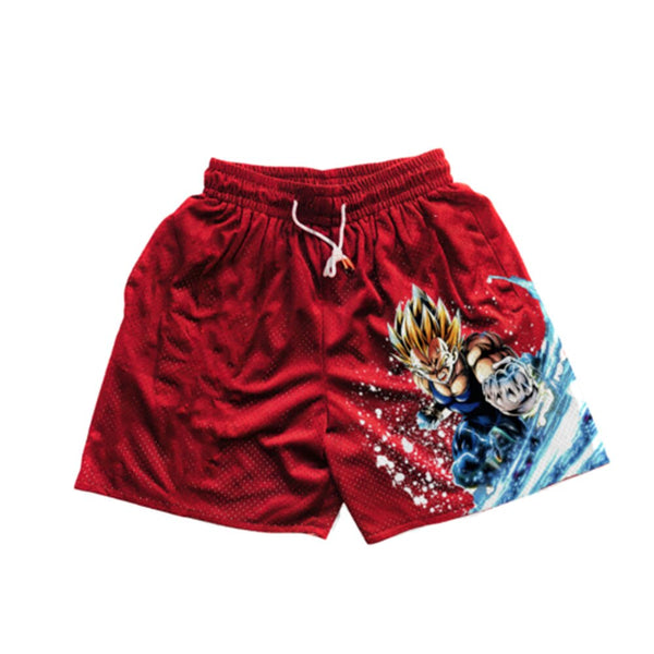 "MAJIN VEGETA" RED SHORTS