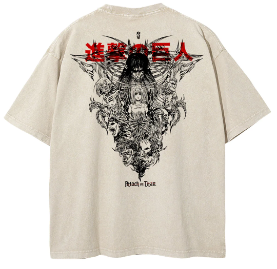 AOT 'FREEDOM' 2-SIDED VINTAGE TEE