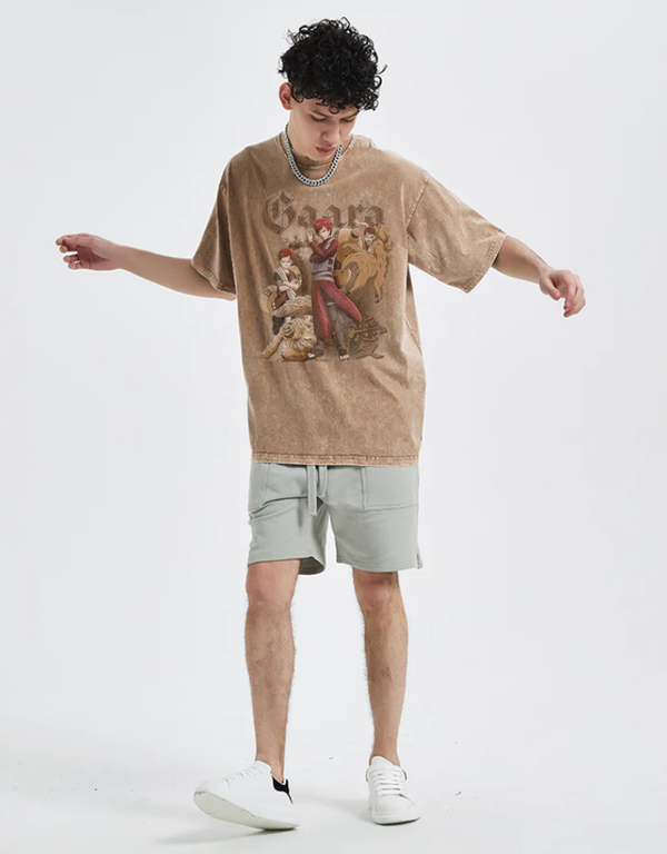 "GAARA" VINTAGE OVERSIZED TEE