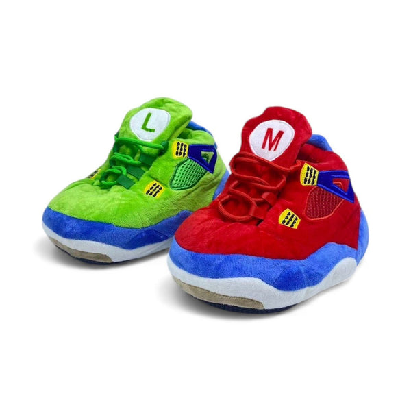 'Super Bros' Kids Sneaker Slippers