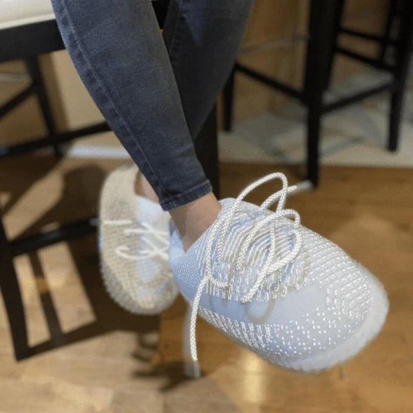 YZY "WHITE REFLECTIVE" | Woman Flash Sneakers | Housedripdoctor™